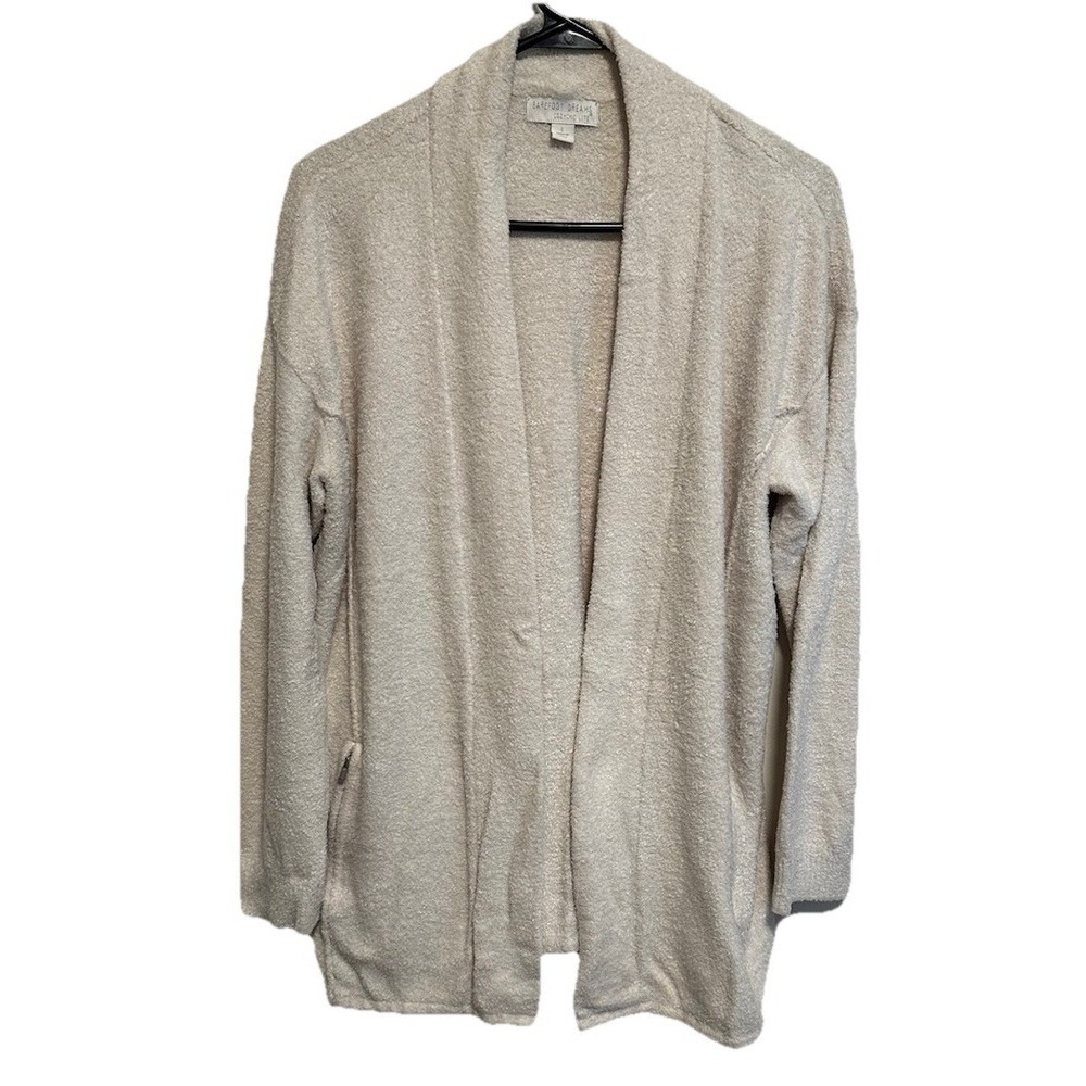 Barefoot Dreams Women's Cozychic Lite Knit Cardigan Sweater Sz Large